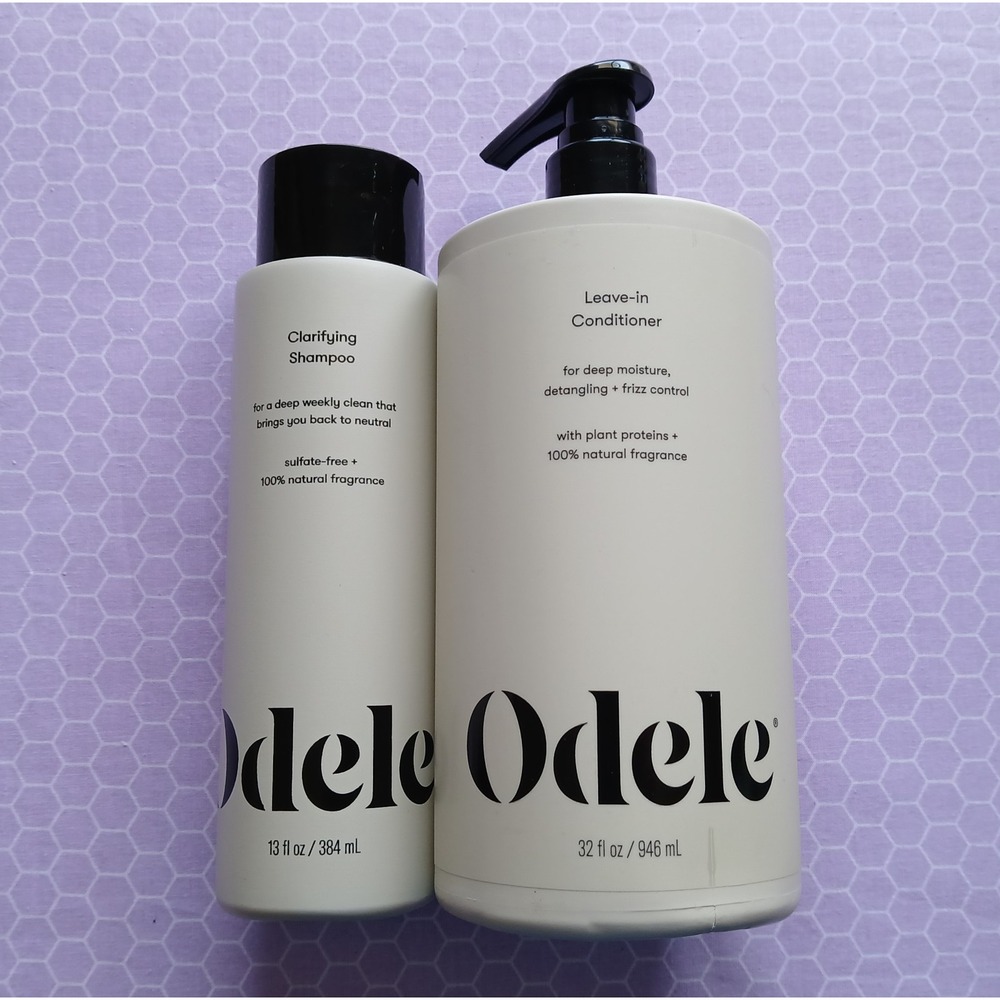 NEW Odele Leave-In Conditioner Vegan Color Safe 32 oz & Clarifying Shampoo 13 oz